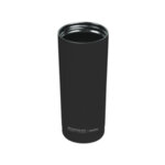 ASOBU Двустенна термо чаша със силиконова сламка “SUPERB SIPPY“ - 500 мл - цвят черен