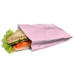 Джоб Nerthus за сандвичи и храна (18,5 х 14 см) - цвят розов