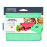 Nerthus Джоб / чанта за сандвичи и храна - цвят тюркоаз