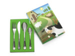 Комплект детски прибори за хранене ZILVERSTAD BARN от 4 части