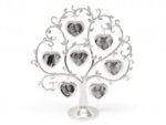 Дърво за семейни снимки ZILVERSTAD HEART със сребърно покритие - за 2 х 7 снимки