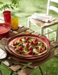 EMILE HENRY Керамична плоча за пица "RIDGED PIZZA STONE" - Ø 40 см - цвят черен