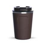 Двустенна термо чаша ASOBU CAFE COMPACT с вакуумна изолация - 380 мл - цвят кафяв