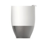 Двустенна термочаша ASOBU IMPERIAL COFFEЕ с вакуумна изолация - 300 мл - цвят бяло и инокс