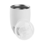 ASOBU  Двустенна термо чаша “IMPERIAL COFFEЕ“ - 300 мл - цвят бял/инокс