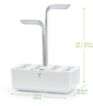 Домашна градина SMART VÉRITABLE® GARDEN - цвят черен/инокс