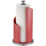 GEFU Стоманена стойка за кухненска ролка “CURVE“ - цвят малинено червен