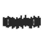 UMBRA Закачалка за стена с 5 бр. закачалки “STICKS“ - цвят черен