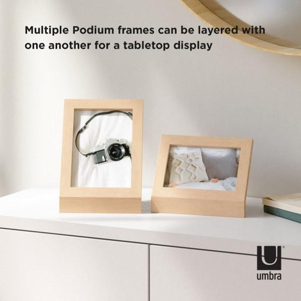 UMBRA Рамка за снимки “PODIUM“ - цвят натурално дърво - 10х15 см.