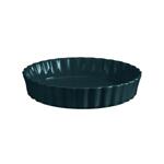 Керамична кръгла форма за тарт EMILE HENRY DEEP FLAN DISH дълбока - Ø28 см - цвят тъмнозелен