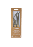 PEBBLY Комплект ножове за сирена - 2 части