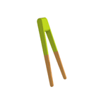 Бамбукова зелена щипка за суши и хапки PEBBLY с размер 15 см