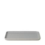 Правоъгълна керамична чиния BLOMUS SABLO голяма - цвят каменно сиво