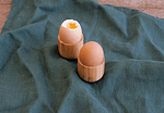 PEBBLY Бамбукови поставки за яйца - 2 части