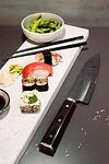 KYOCERA Нож "Сантоку" с черно острие “Kizuna“ - 18 см.