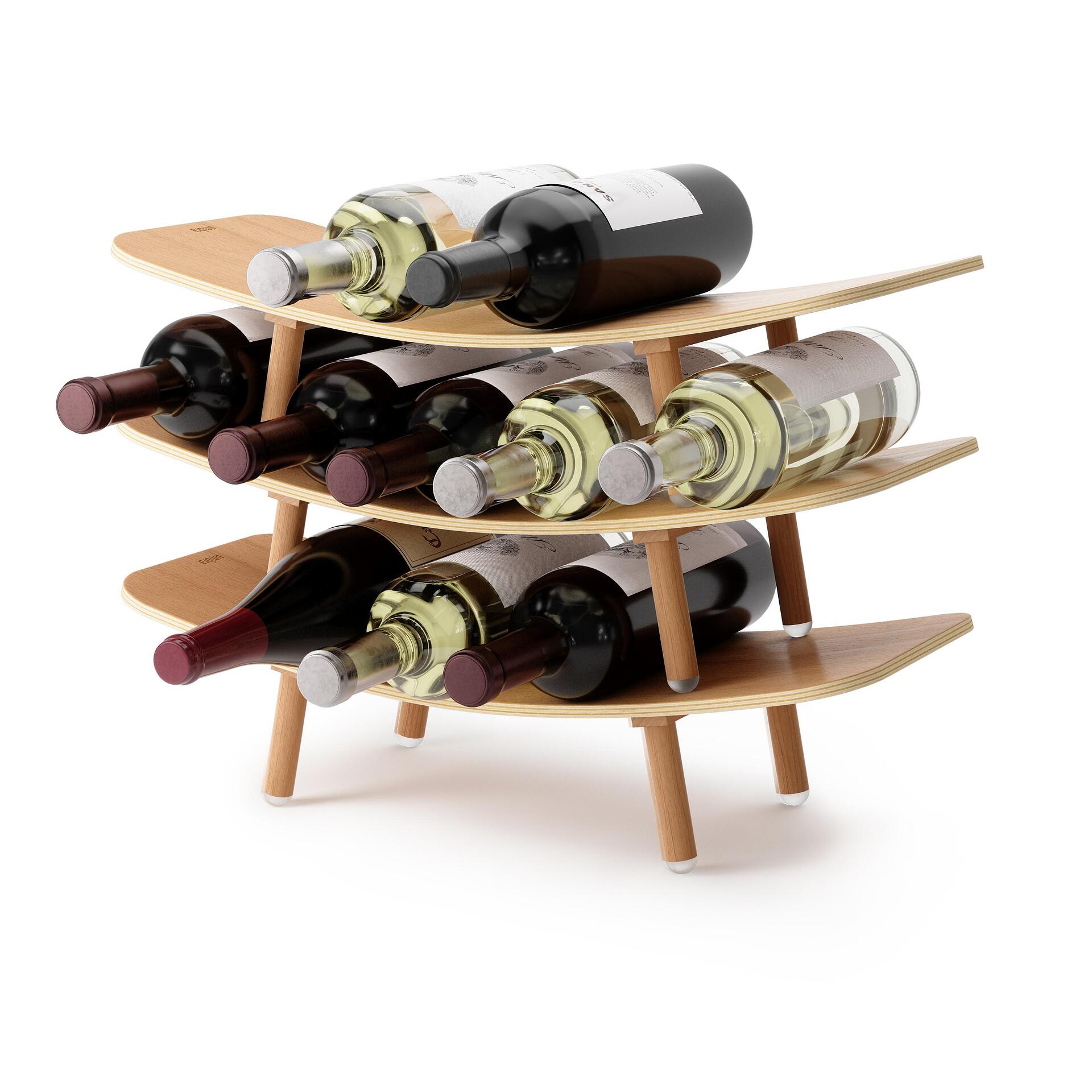 UMBRA Органайзер / стойка за вино и аксесоари  “VINOLA“ - цвят натурален