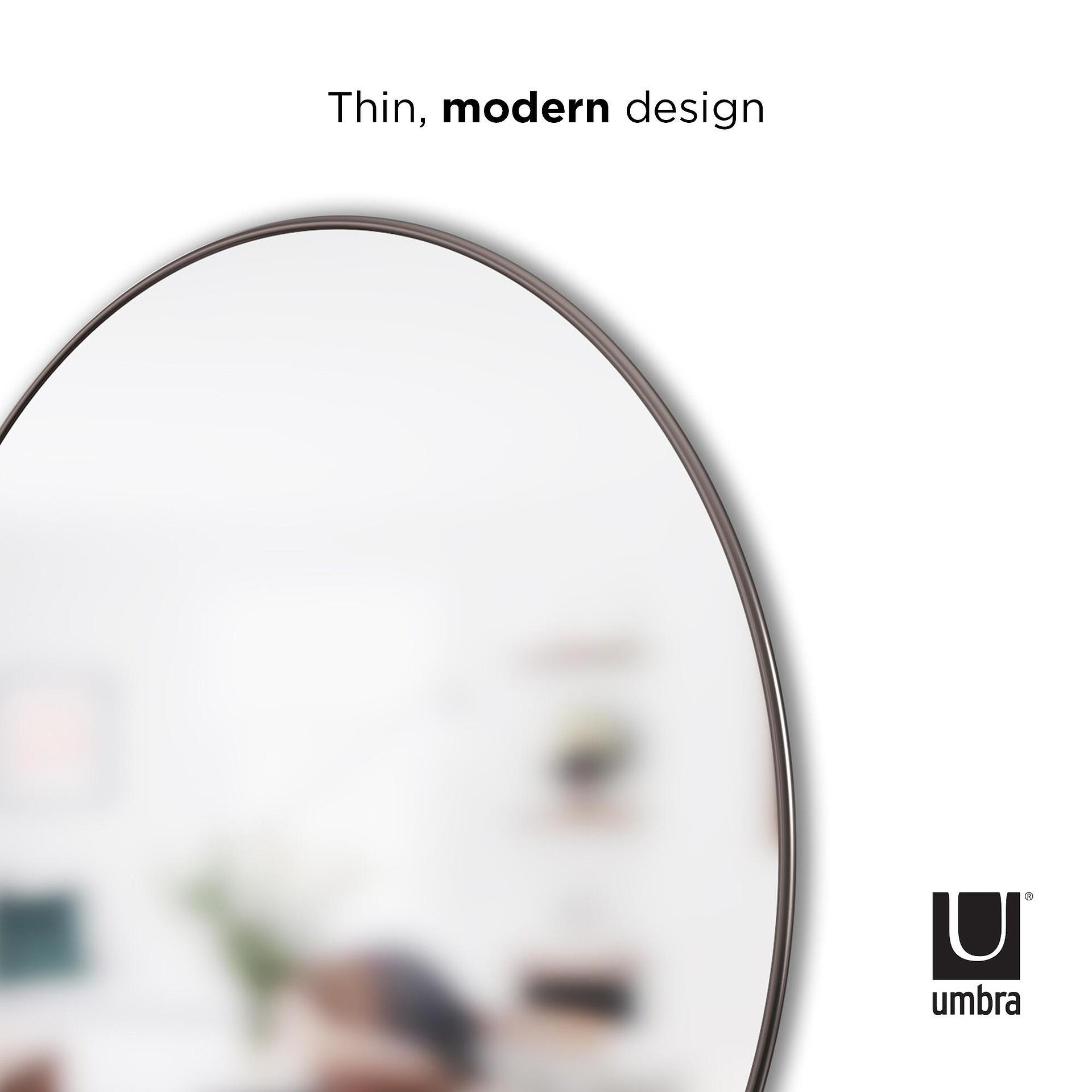 UMBRA Огледало за стена “HUBBA“ - цвят титан