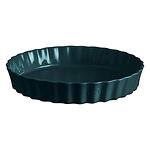 Керамична кръгла форма за тарт EMILE HENRY DEEP TART DISH дълбока - Ø32 см - цвят тъмнозелен