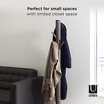 UMBRA Свободностояща закачалка за дрехи “FLAPPER“ - цвят черен / орех
