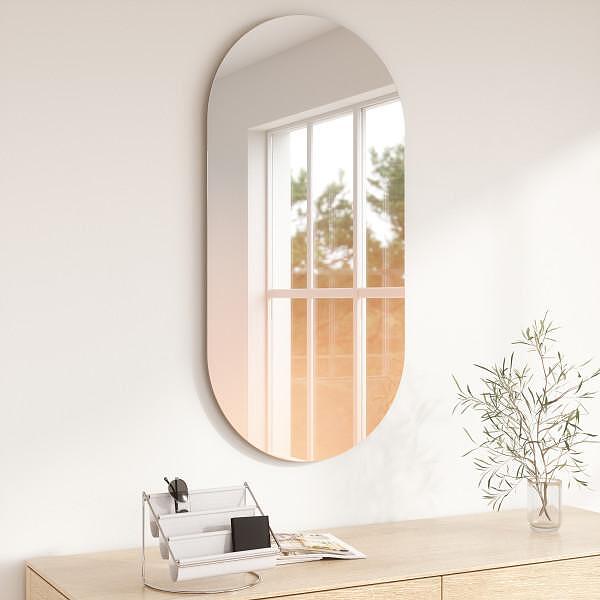 UMBRA Овално огледало за стенен монтаж “MISTO“ - цвят мед
