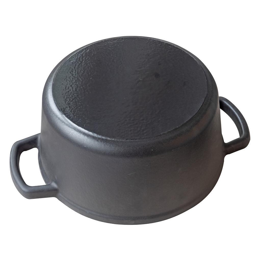 KELA Чугунена тенджера с капак “Calido“ - Ø 24 см. - черна
