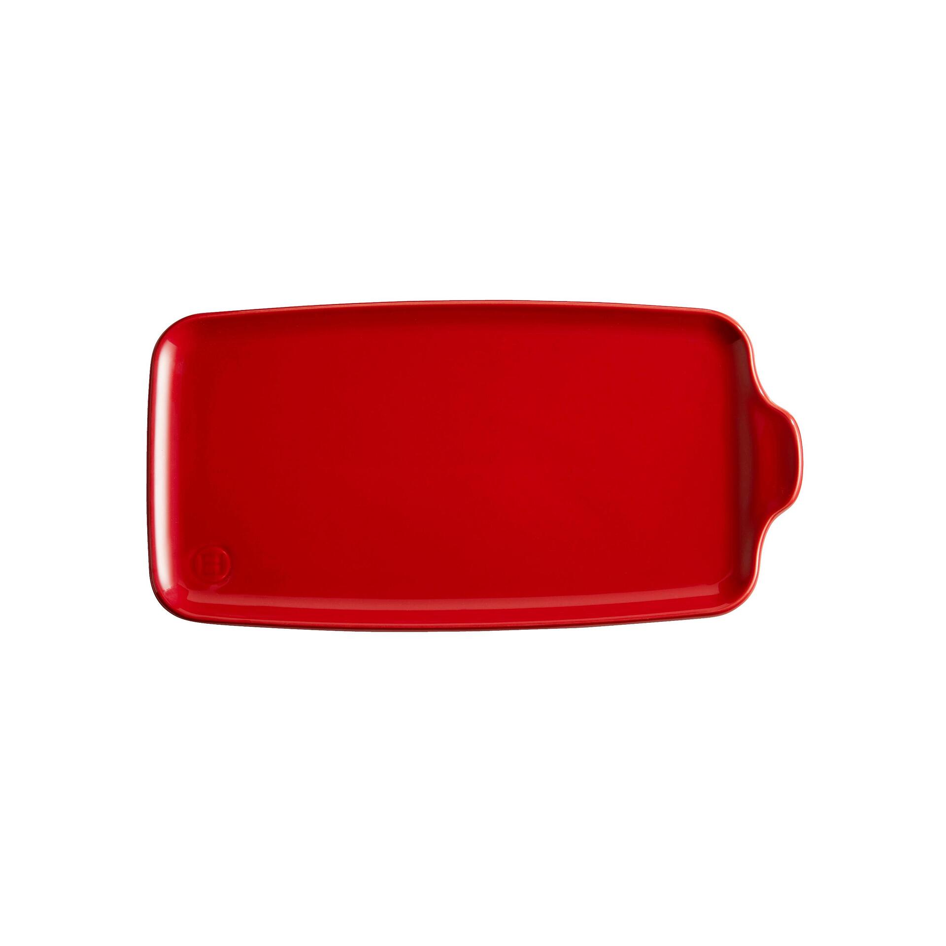 EMILE HENRY Плоча "APPETIZER PLATTER" - размер L - цвят червен