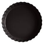 EMILE HENRY Керамична форма за тарт Ø 32 см "DEEP TART DISH"- цвят черен