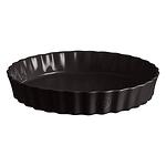 Керамична кръгла форма за тарт EMILE HENRY DEEP TART DISH дълбока - Ø32 см - цвят черен