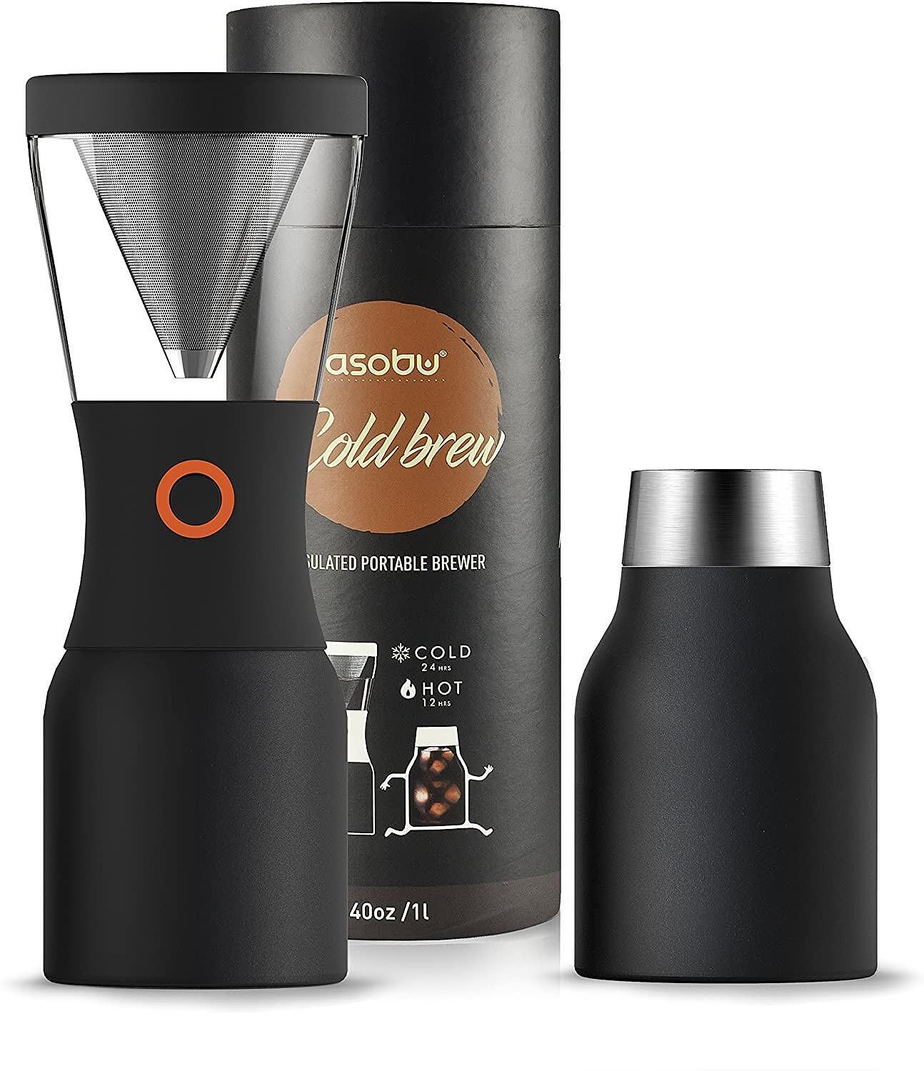 ASOBU Уред за студена филтрация на кафе “COLD BREW COFFEE“ - цвят черен