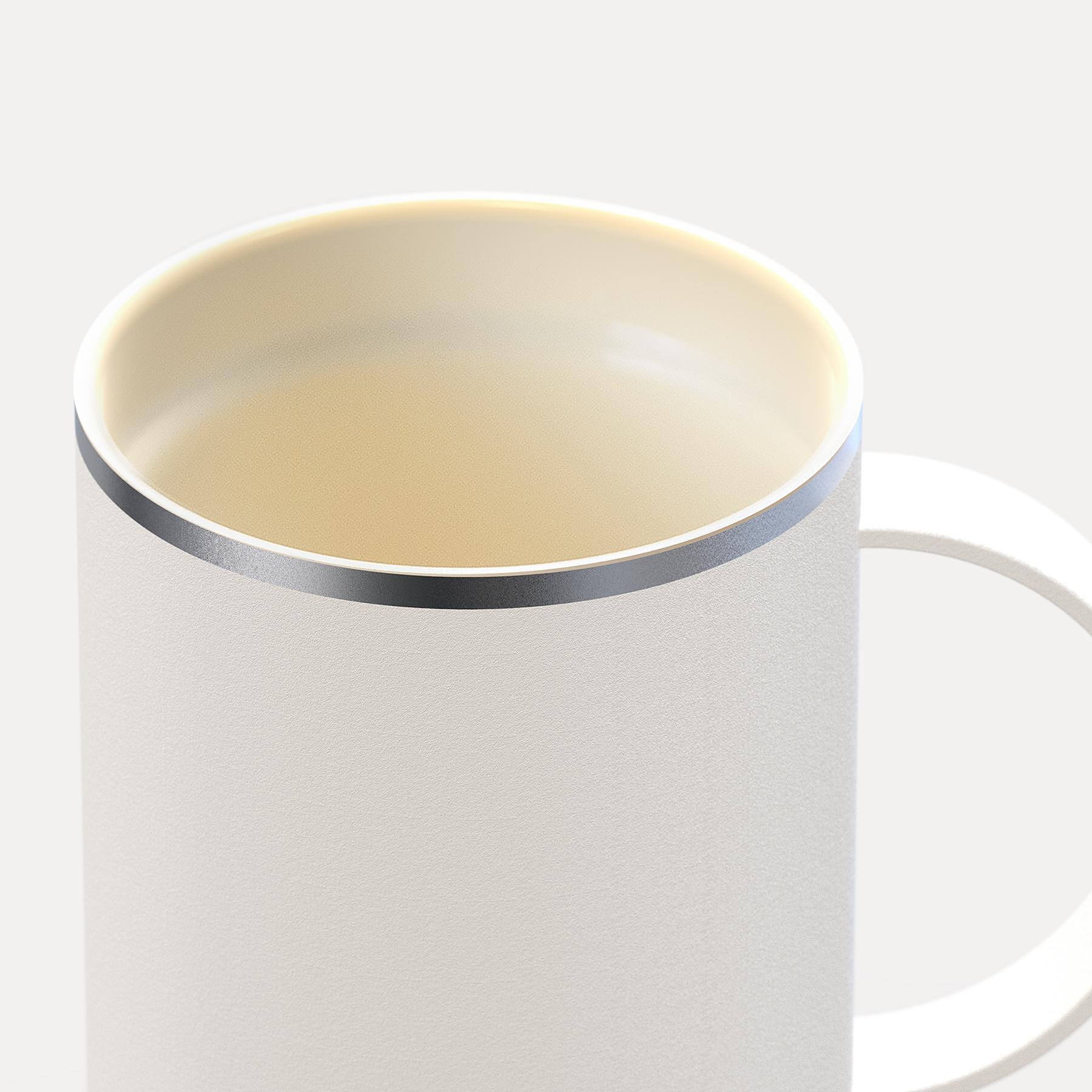 ASOBU Термо чаша с керамично покритие “ULTIMATE“ - 360 мл - цвят бял