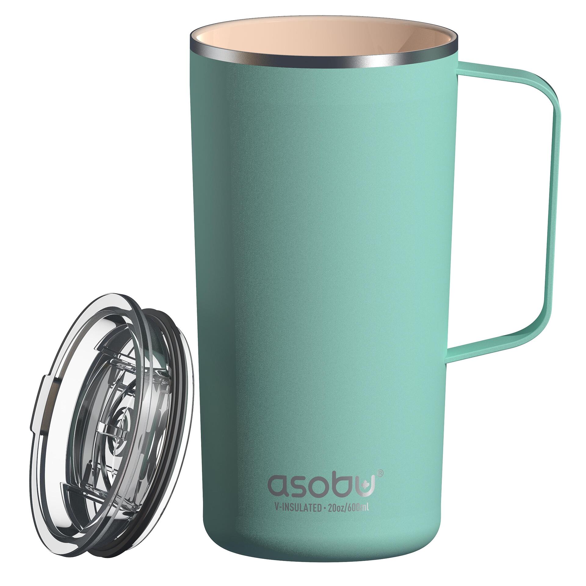 ASOBU Термо чаша с керамично покритие “TOWER MUG“ - 600 мл - цвят мента