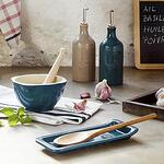 EMILE HENRY Керамична поставка за лъжица за готвене SPOON REST - цвят синьо-зелен