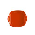 EMILE HENRY Керамична тава "SQUARE OVEN DISH"- 22х22см - цвят оранжев