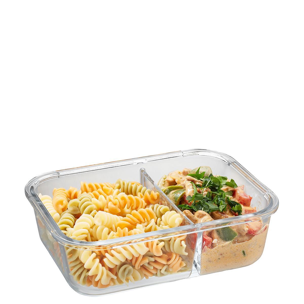 GEFU Стъклена кутия за храна с две отделения “MILO“