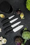 KYOCERA Комплект 4бр керамични ножове серия "GEN" + блок за ножове