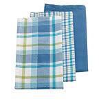 KELA Комплект от 3 бр. домакински кърпи за съдове “Pasado“ - 65х45 см. - сини