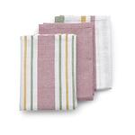 Комплект от 3 бр. кухненски кърпи KELA PASADO в пастелно розов цвят - 65 х 45 см