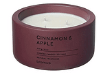 BLOMUS Ароматна свещ FRAGA, размер XL - аромат Cinnamon & Apple - цвят Port