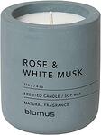 Ароматна свещ BLOMUS FRAGA с аромат Rose & White Musk - Ø6.5 х 8 см - цвят кремък
