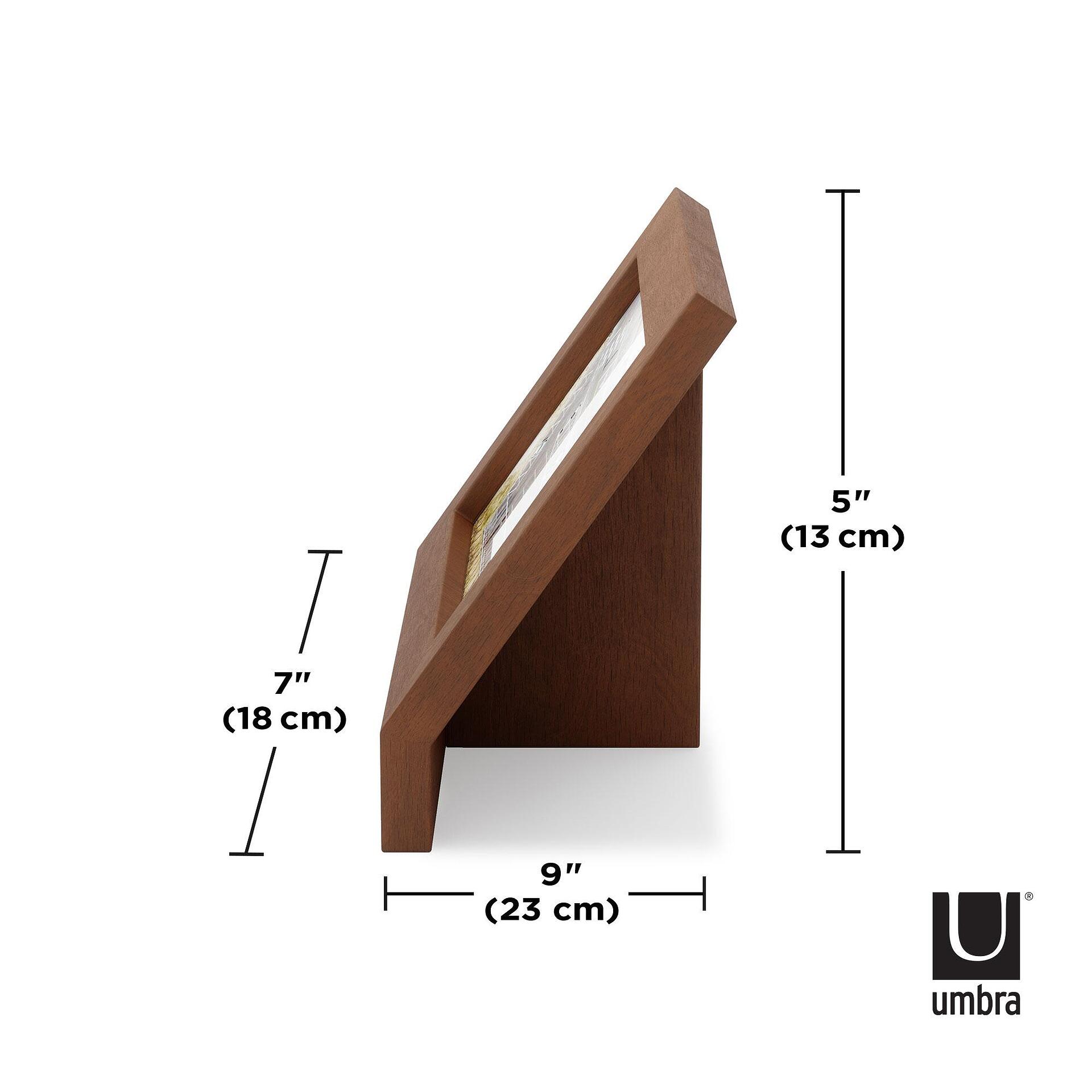Рамка за снимки UMBRA PODIUM - цвят светъл орех - 10 х 15 см