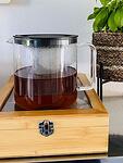 BREDEMEIJER Стъклен чайник със стоманен инфузер “Emma“ - 1.3 л.