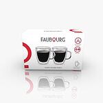 FAUBOURG Сет от 2 бр. двустенни стъклени чаши “ROME“ - 120 мл.