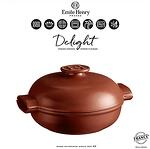 Керамична индукционна касерола EMILE HENRY DELIGHT - Ø27 см (2.5 л) - цвят керемиден