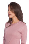 Розова блуза с дълъг ръкав