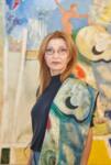 Копринен шал "В почит на Матис"