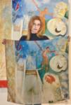 Копринен шал "В почит на Матис"