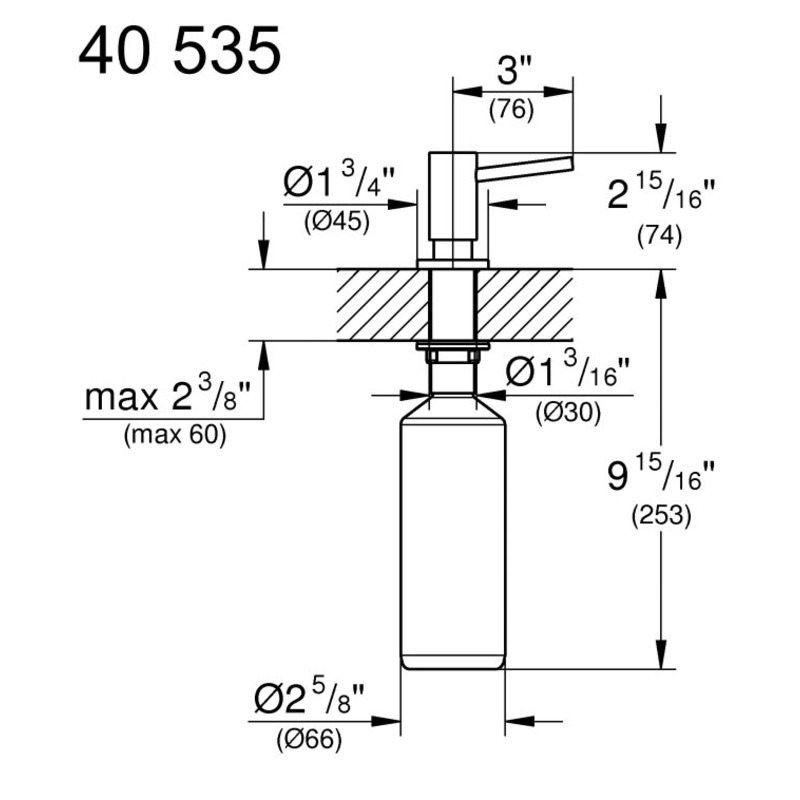 Дозатор за течен сапун GROHE Cosmopolitan 40535000