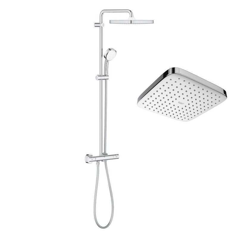 Grohe Tempesta Cosmopolitan System 250 Cube Duschsystem 26689001 chrom | - Handel für