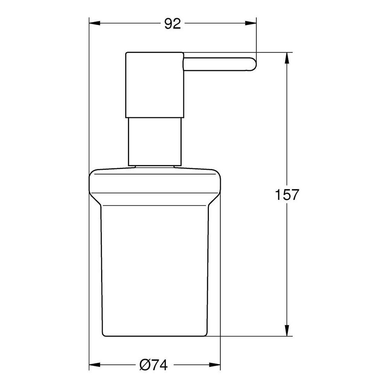  Дозатор за течен сапун графит GROHE Essentials 40394AL1