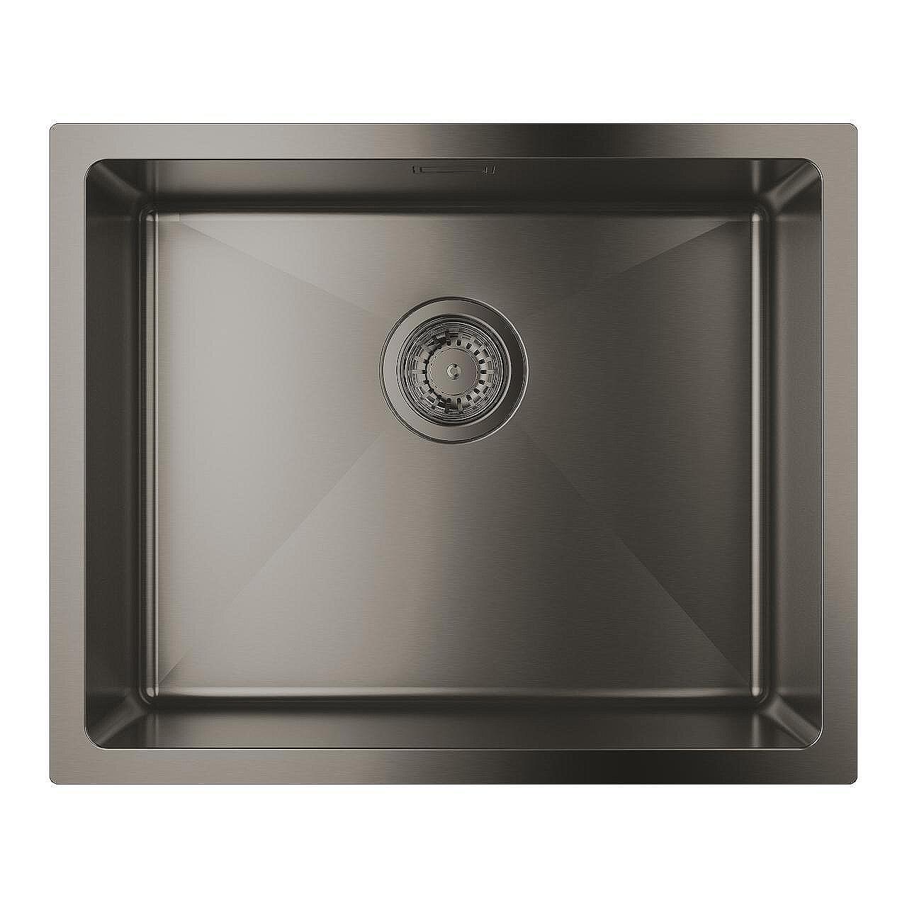 Кухненска мивка от неръждаема стомана в цвят графит GROHE K700U 31574AL1